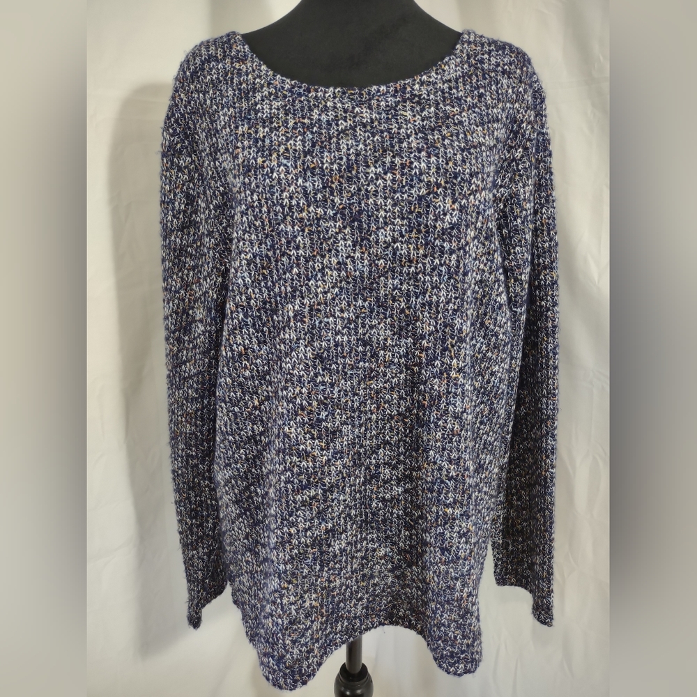 BUA BUA Women's Navy Blue Sweater Size Large